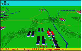 Napoleonics atari screenshot