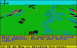 Napoleonics atari screenshot