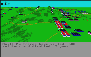 Napoleonics atari screenshot