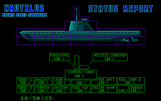 Nautilus atari screenshot