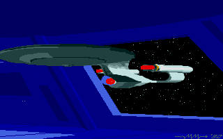 NCC-1701-D Entering Spacedock