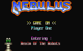 Nebulus atari screenshot