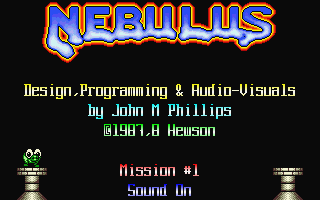Nebulus atari screenshot