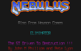 Nebulus atari screenshot