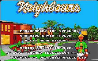 Neighbours atari screenshot