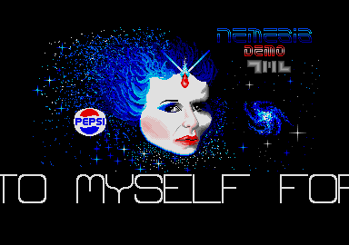 Nemesis Demo atari screenshot