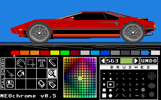 NEOchrome Demodisk atari screenshot