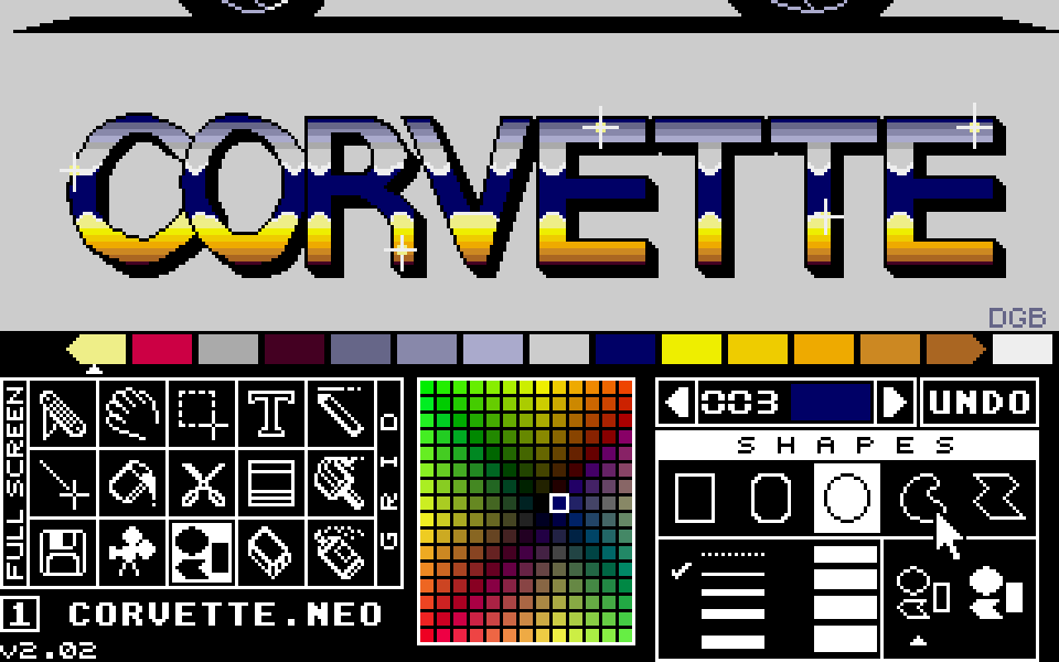 NEOchrome Master atari screenshot