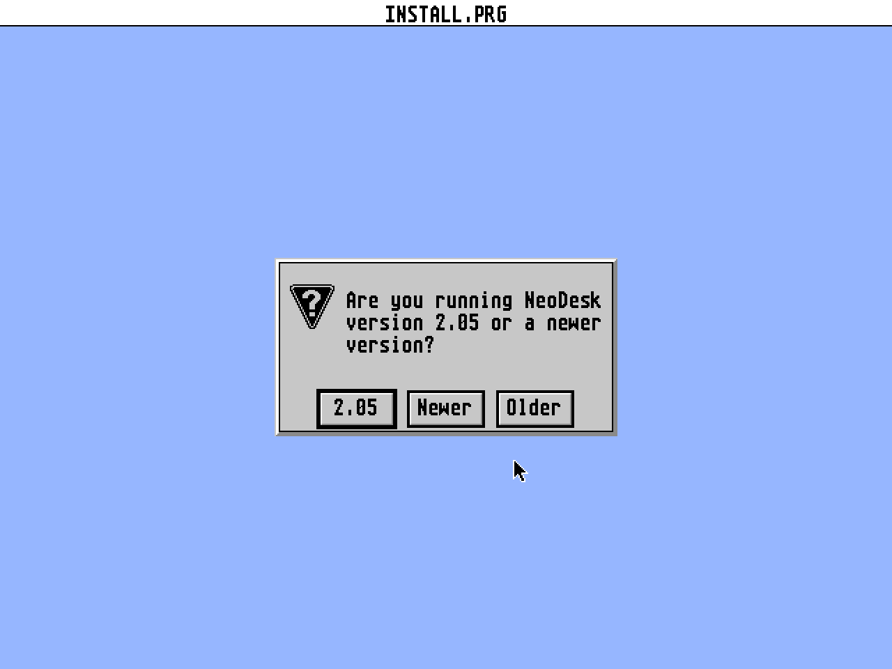 NeoDesk CLI atari screenshot