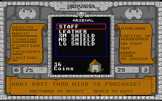 Nervana Quest atari screenshot