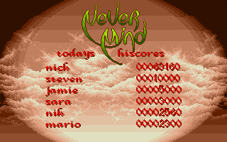 Never Mind atari screenshot