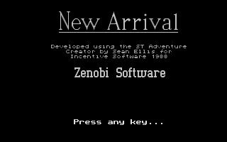 New Arrival atari screenshot