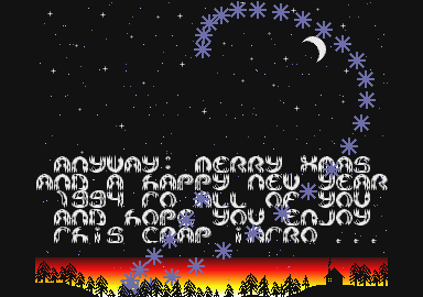 Extream New Year Intro -94 atari screenshot