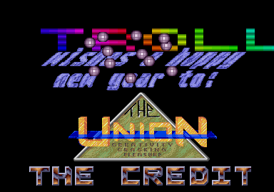 New Year Demo (The) atari screenshot