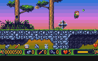 Nicky II atari screenshot