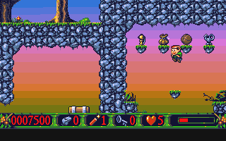 Nicky II atari screenshot