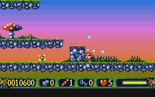 Nicky II atari screenshot