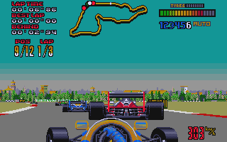 Nigel Mansell's World Championship atari screenshot