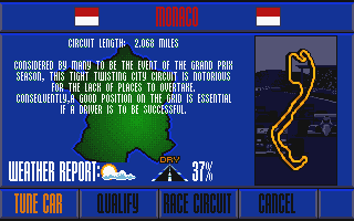 Nigel Mansell's World Championship atari screenshot