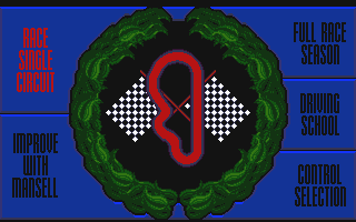 Nigel Mansell's World Championship atari screenshot