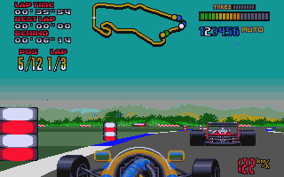 Nigel Mansell's World Championship atari screenshot