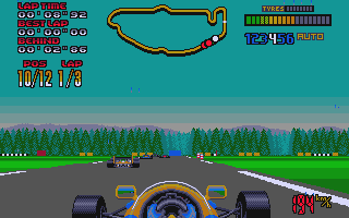 Nigel Mansell's World Championship atari screenshot