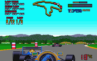 Nigel Mansell's World Championship atari screenshot