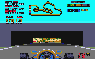 Nigel Mansell's World Championship atari screenshot