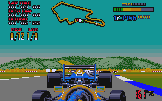 Nigel Mansell's World Championship atari screenshot