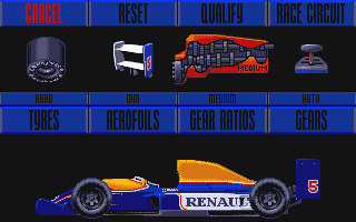 Nigel Mansell's World Championship atari screenshot