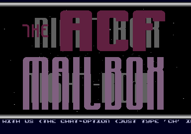 Nightbox BBS Demo atari screenshot