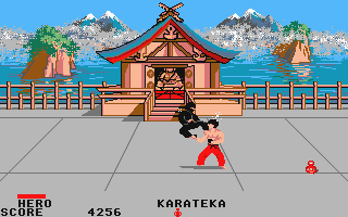 Ninja Mission atari screenshot