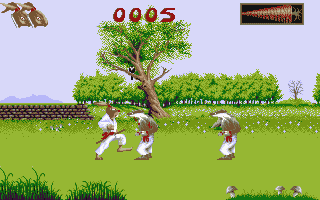 Ninja Rabbits atari screenshot