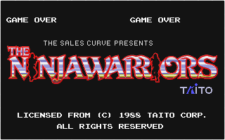 Ninja Warriors atari screenshot