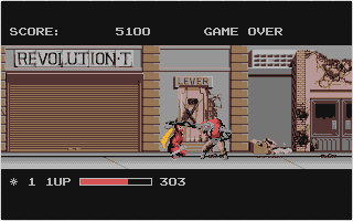 Ninja Warriors atari screenshot