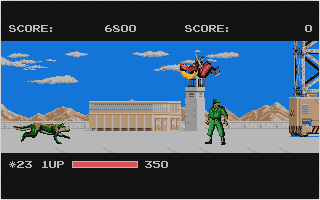 Ninja Warriors atari screenshot