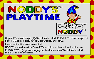 Noddy's Playtime atari screenshot