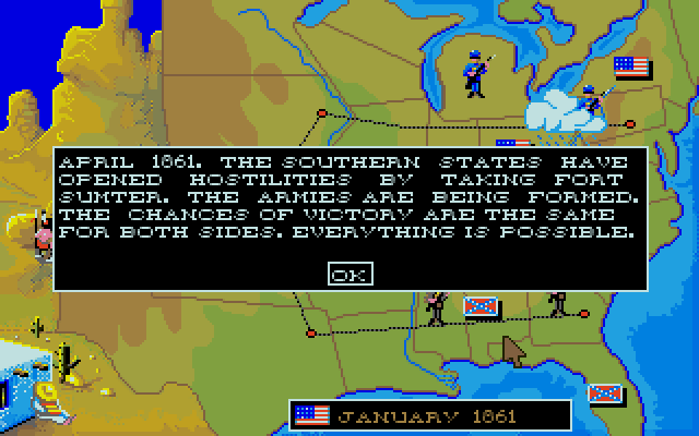 North & South atari screenshot