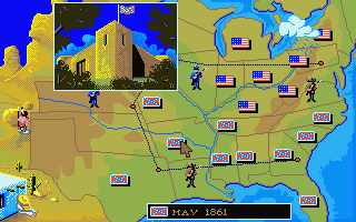 North & South atari screenshot