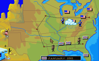 North & South atari screenshot