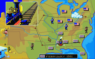North & South atari screenshot
