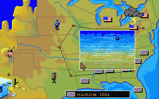 North & South atari screenshot