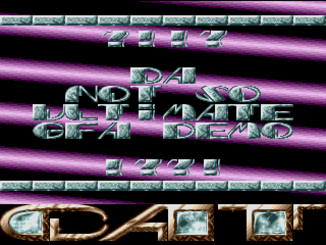 Not so Ultimate GFA Demo (The) atari screenshot