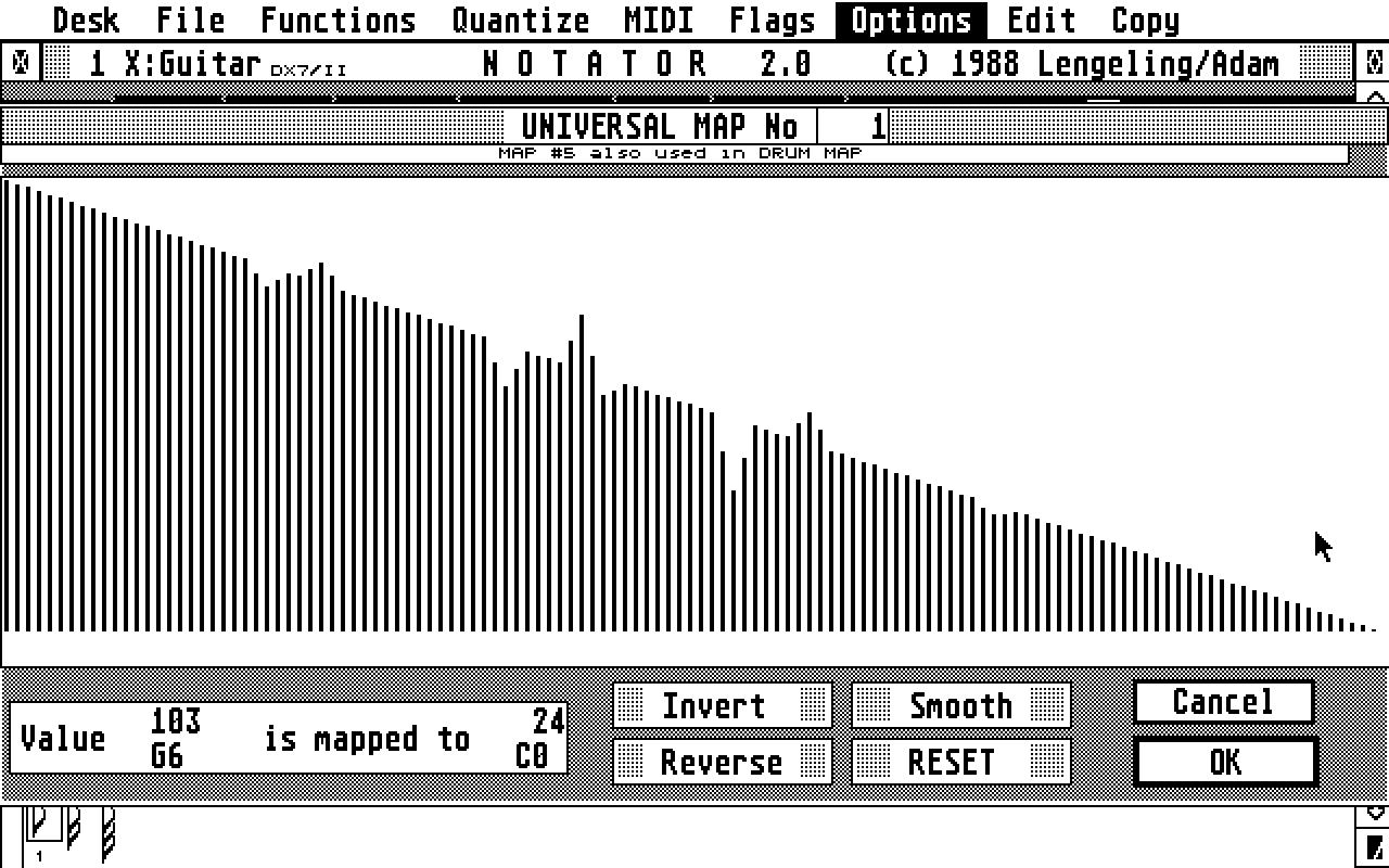 Notator atari screenshot