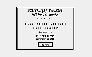 Note Wizard atari screenshot