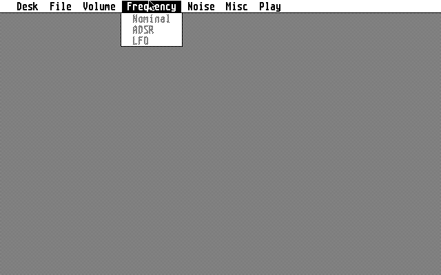 NSQ Soundeditor atari screenshot