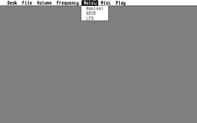 NSQ Soundeditor atari screenshot
