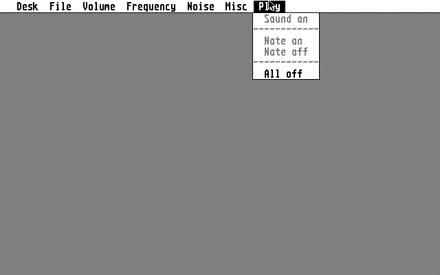 NSQ Soundeditor atari screenshot
