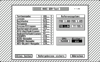 NVDI GEM Test atari screenshot