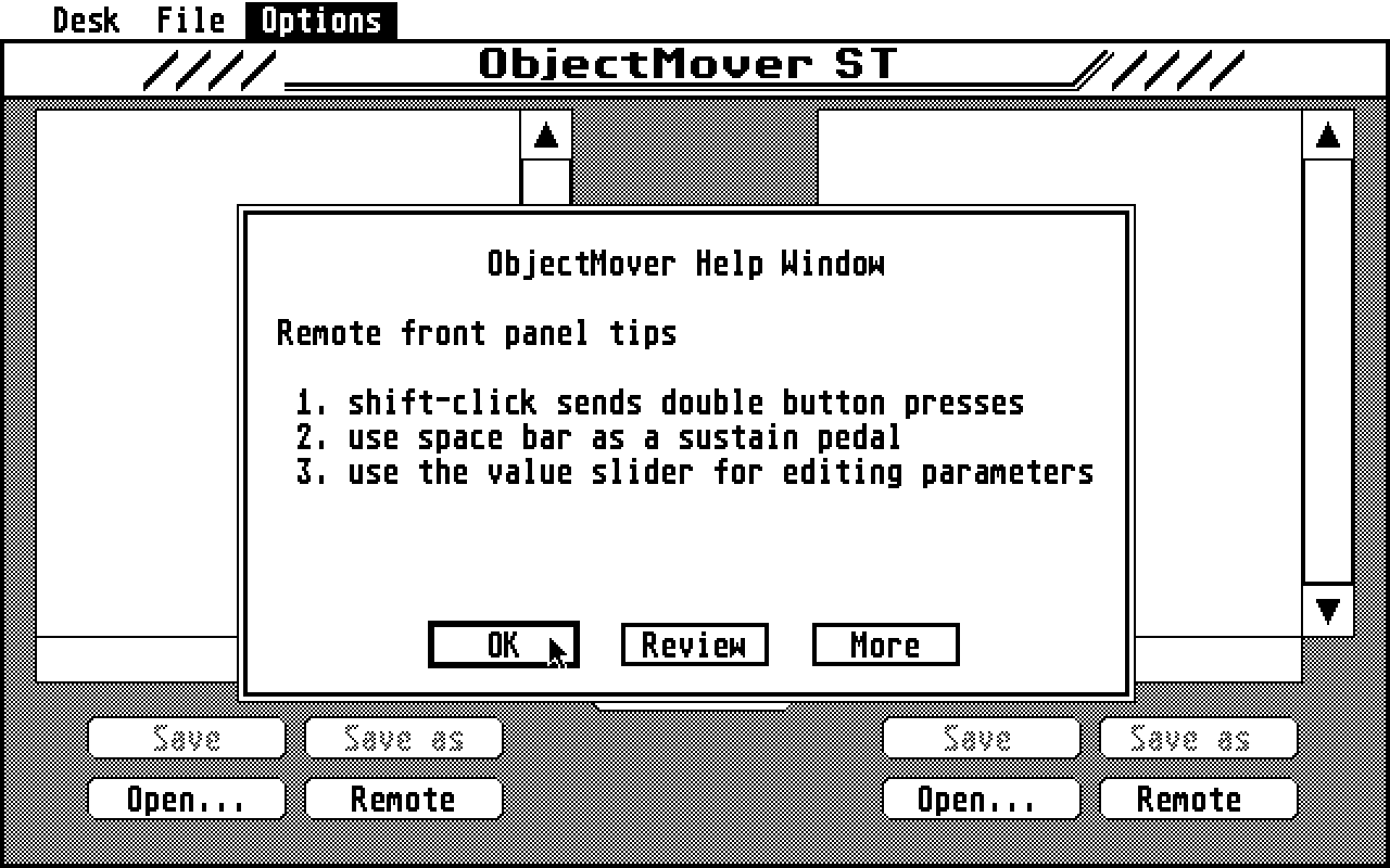 Object Mover ST atari screenshot